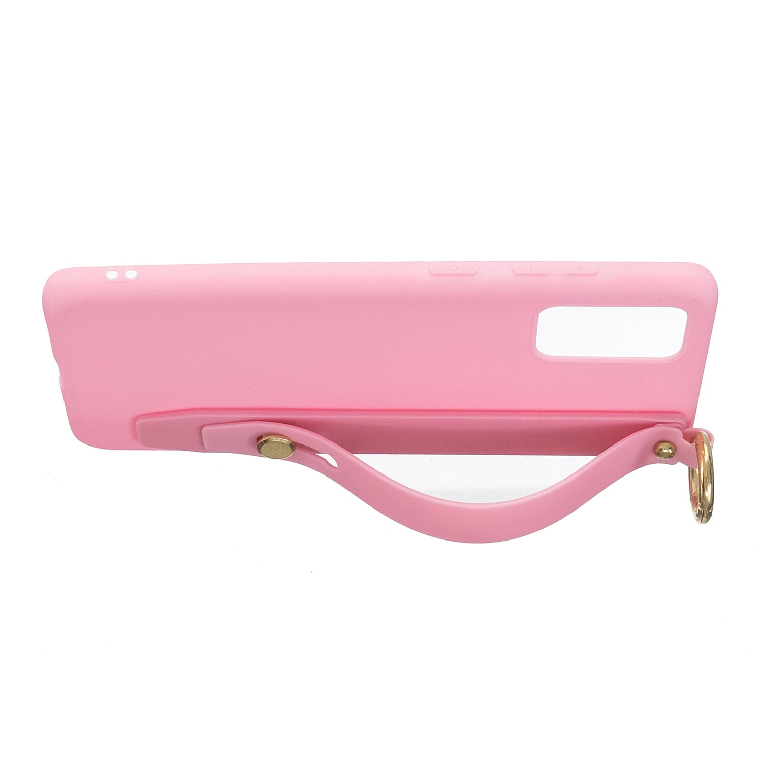 TPU Cell Phone Back Case with Wrist Strap Kickstand for Samsung Galaxy S20 Plus / S20 Plus 5G - Deep Pink TPU Cell Phone Back Case with Wrist Strap Kickstand for Samsung Galaxy S20 Plus / S20 Plus 5G - Deep Pink